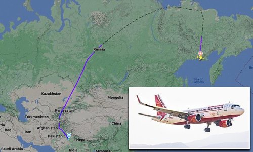 Fears Russia will hold American citizens hostage after Air India plane from Delhi to San Fran lands in Russia's Far East