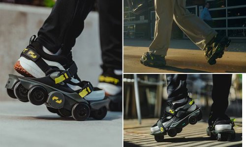 World's fastest shoe! Moonwalkers use AI technology to power eight ...