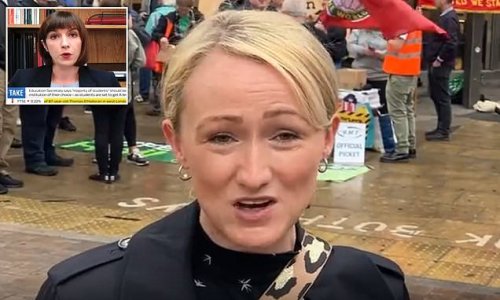 Labour MPs including former leadership challenger Rebecca Long-Bailey defy Keir Starmer AGAIN by joining striking rail workers who are crippling Britain despite being warned that their actions won't 'sort this problem out' OR help the party into power