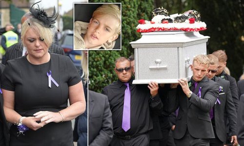 Archie Battersbee's mother says 'party' at her dead 12-year-old son's graveside was to mark her birthday as she denies claims of music and alcohol and says she only had gazebo because it was raining
