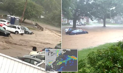 West Point Washout Military Base Is Engulfed By Water Leaving Cars