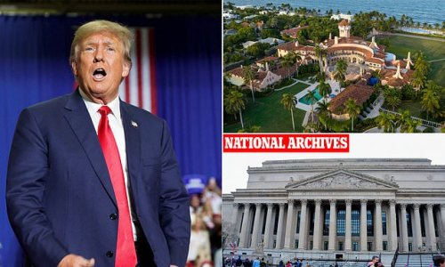 'I want my documents back!' Trump says National Archives should RETURN files seized in Mar-a-Lago raid - claiming they could go missing after the agency 'lost a whole hard drive' of Clinton White House information