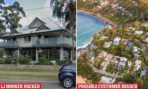 Fears for Australia's rich and famous as real estate agency in nation's most exclusive beachside suburb is hacked and sensitive details published online