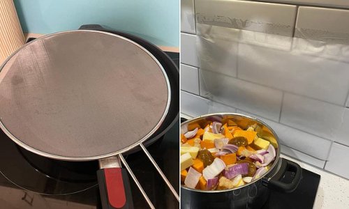 Mums share their VERY simple tips and tricks for preventing grease and sauce on the stove splashback while cooking messy meals: 'It works every time'