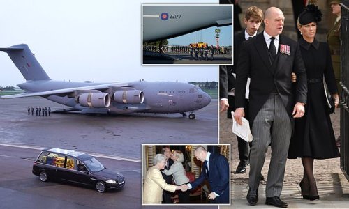 Mike Tindall says Queen gave approval for her coffin to be transported in plane used to repatriate bodies of British soldiers with words: 'If it's good enough for my boys, it's good enough for me'