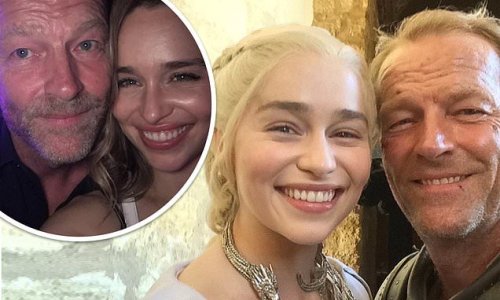 Emilia Clarke shares throwback pics of her and Iain Glen