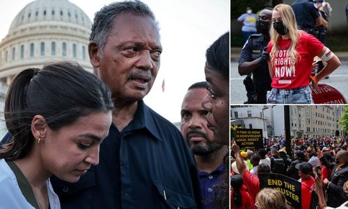 Jesse Jackson among 204 clergy and activists arrested at DC rally