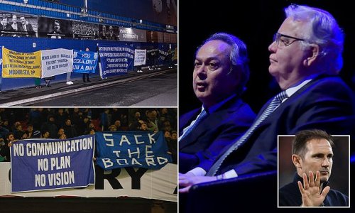 Everton tell board of directors their 'safety is under threat' and instruct them to stay at home after CEO Denise Barrett-Baxendale's car 'was ATTACKED' and fans sent 'malicious, threatening' messages