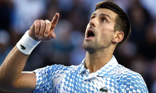 It's MORE Novak drama! Djokovic has a row with umpire in his Australian Open semi-final over serve clock that started as he fetched a towel... and then taunts the booing crowd as he wins the first set