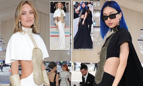 Fashion disaster! Olivia Wilde suffers red carpet embarrassment after ...