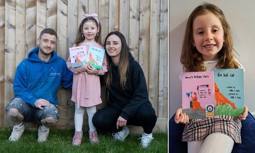 Girl who became the world's youngest published author aged FIVE makes history again after releasing her second book