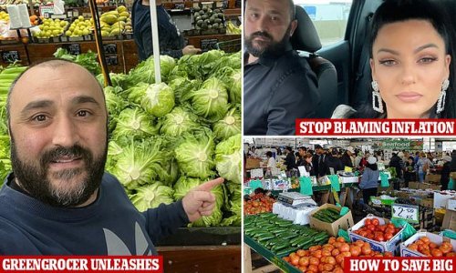 Foul-mouthed fruiterer exposes the real reason vegetable prices are SOARING as he issues a blunt message to 'money hungry' corporations