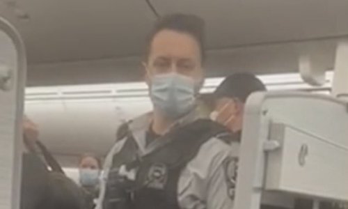 EXCLUSIVE: Air Canada admits British passengers were rounded up and hauled off flight by armed police in Toronto by 'MISTAKE' in heavy-handed crackdown over mask rules