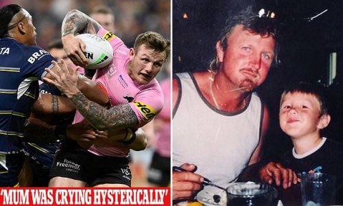 NRL star reveals his grief over his dad's tragic death aged just 39 straight after a game of footy he wasn't even supposed to line up for: 'He had told Mum he would stop playing'