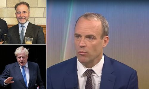 Boris was told 'in person' about Chris Pincher complaints, ex-top civil servant claims: Dominic Raab is ambushed in BBC interview with 'bombshell letter' as Boris faces mutinous Cabinet TODAY with MPs ready to launch new no confidence vote 'in autumn'