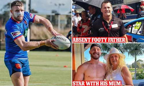 NRL star Jackson Hastings reveals 'traumatic' separation from his father as a boy made him 'cry myself to sleep at night': 'I could never come home and kick the footy with him'