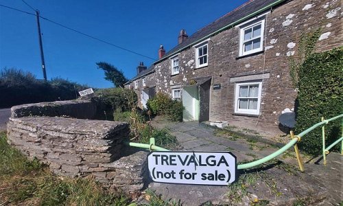 'Let The Battle of Trevalga Commence': Tight-knit community in idyllic Cornish hamlet vow to fight against threat of eviction after trust puts 1,200-acre estate up for sale for £15million