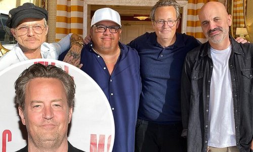 Matthew Perry reunites with old friends including Mr. Sunshine co-star David Pressman in Las Vegas... just weeks after finishing his memoir