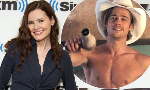 Geena Davis Claims Brad Pitt Was So Embarrassed About A Spot On His Bottom That He Begged A 