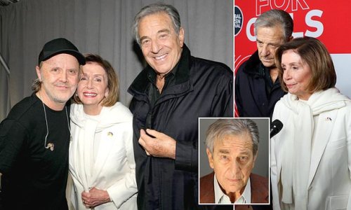 Hope Nancy is the designated driver! House Speaker steps out in NYC with shamed husband Paul after he crashed his Porsche while drunk