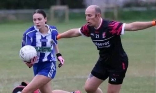 Outrage as transgender woman over 30 plays against young women at Gaelic football championship - as women are suspended from Twitter for 'hateful conduct' for asking why a 'man' was allowed to compete