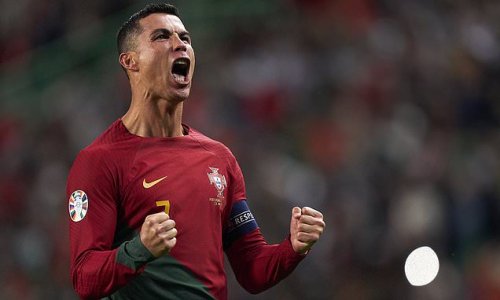 Portugal 4-0 Liechtenstein: Cristiano Ronaldo bags a brace in first match since crisis-hit World Cup - including a trademark free-kick - as Roberto Martinez's men ease to Euro 2024 qualifying win... with Joao Cancelo and Bernardo Silva also on target