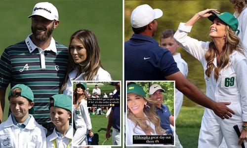 Masters WAGs Paulina Gretzky and Jena Sims lead the family caddy crew ...