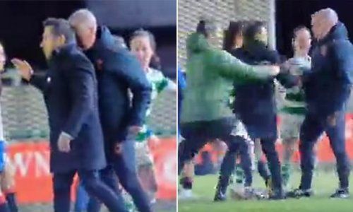 Old Firm derby CHAOS as Celtic women’s boss Fran Alonso is HEADBUTTED by Rangers coach Craig McPherson and branded a ‘rat’ after he wildly celebrated 99th-minute equaliser