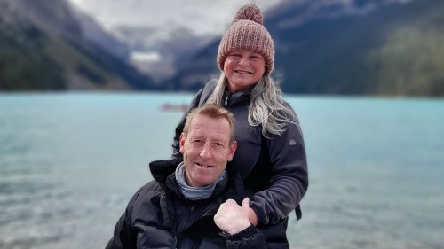 'He laughed and slipped away... it was a beautiful death': British wife's heartbreaking account of husband's final moments at Dignitas, how they spent their last hour and the joke they shared before he died in her arms