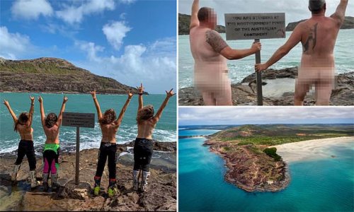 Nude selfies, graffiti and pooing in the bush - the disgusting habits of travellers which could threaten access to one of Australia's most iconic locations