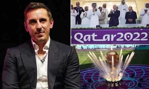 Gary Neville attacks the English media's 'mass negativity' about World Cup hosts Qatar in monologue on state broadcaster BeIN Sports - who are paying him to be a pundit - as he claims Qataris have 'pushed back' against western critics