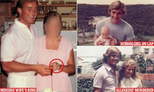 How Chris Dawson's wife caught a schoolgirl sitting on his LAP in their marital home just months before the 'topless' teen was 'installed' as a substitute housewife