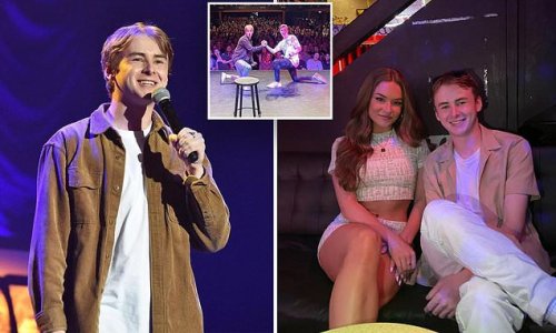 Dying comedian, 20, reveals why he makes JOKES about his terminal illness on stage and how he deals with knowing he won't live past 40: 'It feels like I'm breathing through a straw'