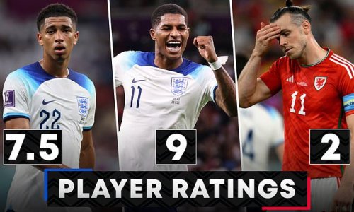 CHRIS SUTTON'S PLAYER RATINGS: Marcus Rashford showed he's full of confidence and Phil Foden took his chance to impress… but it was sad to see Gareth Bale's World Cup end in anonymity