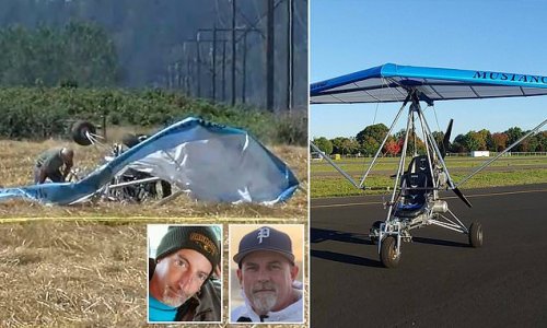 Two men killed when homebuilt motorized glider crashes in Oregon field