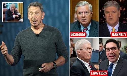 REVEALED: Billionaire Oracle founder Larry Ellison joined call with Sean Hannity, Lindsey Graham and Trump lawyers in November 2020 to discuss how to contest Biden's election win