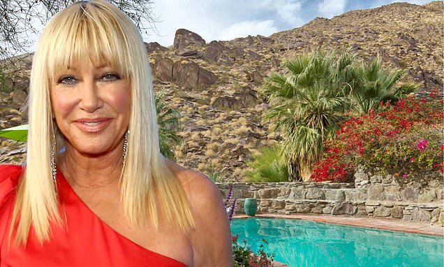 Three's Company star Suzanne Somers, 74, lists her massive Palm Springs mansion for $8.5M... after snapping it up for $190K in 1993