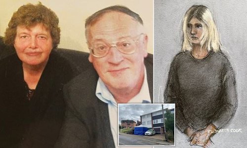 Police officer spoke to daughter, 35, 'without realising her parents' rotting bodies lay upstairs after she had murdered them'