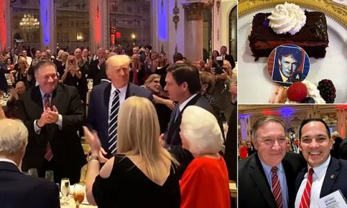 Trump enjoys Lincoln Day fundraising dinner at Mar-a-Lago