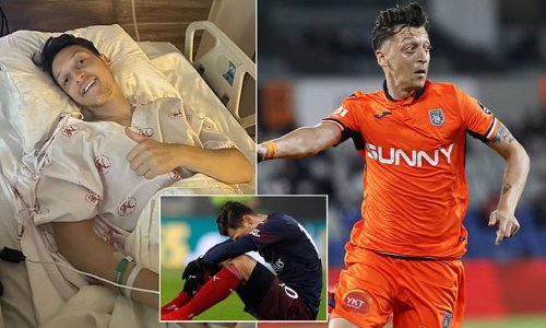 Ex Arsenal star Mesut Ozil reveals that his back surgery ‘went well’ after the issue caused him to miss 31 games since 2018... but now faces long spell on the sidelines