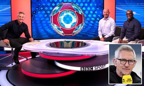 ‘I was in a taxi in tears’: Gary Lineker admits he cried when Ian Wright and Alan Shearer refused to appear on MOTD during row over the host’s ‘1930s Germany’ tweet jibe and admits he DID tune in to the stripped back show