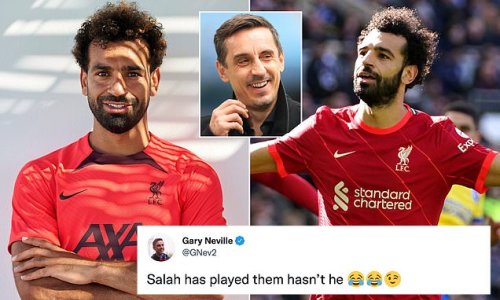 Gary Neville claims Mohamed Salah has 'played' Liverpool after the star forward became the best paid player in Anfield HISTORY by penning a new three-year deal worth nearly £400,000 a week