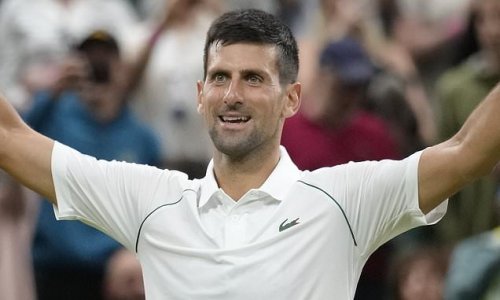 Reigning champion Novak Djokovic survives scare to hold off spirited challenge from inspired underdog Tim van Rijthoven and move a step closer to seventh Wimbledon title with hugely entertaining fourth-round win