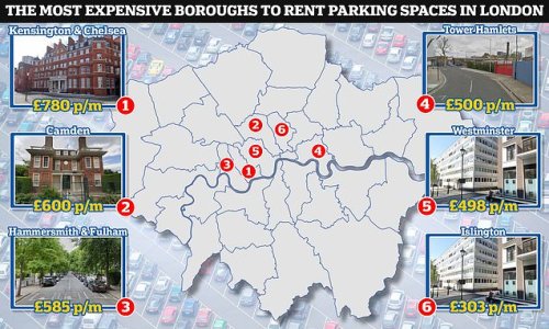 London drivers paying £800-a-month to rent car space for in the city