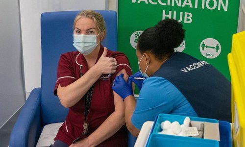 First booster Covid vaccines go into arms of NHS and care staff