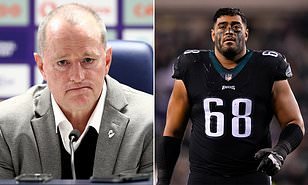 NRL coach Michael Maguire reveals why Souths had 'no choice' but to ditch NFL superstar Jordan Mailata - and reveals the 166kg unit's incredible efforts in the gym