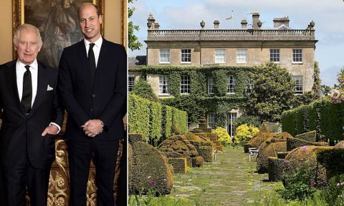 Prince William will receive £700,000 a year in RENT from King Charles' Highgrove estate after taking over the Duchy of Cornwall and becoming his landlord, source says