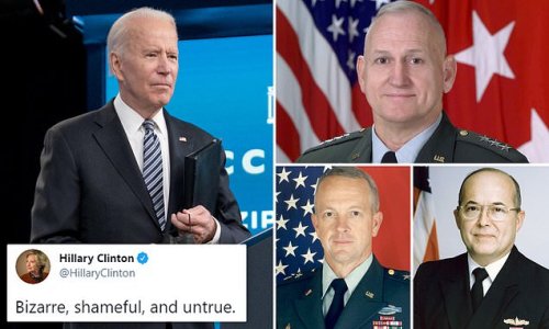 Retired generals slammed for 'shameful' attack on Biden