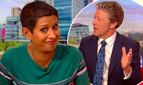 'What else do you want me to say!?' Naga Munchetty is left spitting feathers during live spat with co-host Charlie Stayt as hapless BBC duo disagree over segment about pigeons!