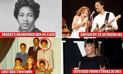 Inside the tragedies of Tina Turner: From her abusive marriage with Ike to a stroke that forced her to re-learn how to walk - as her son Ronnie is found dead aged 62